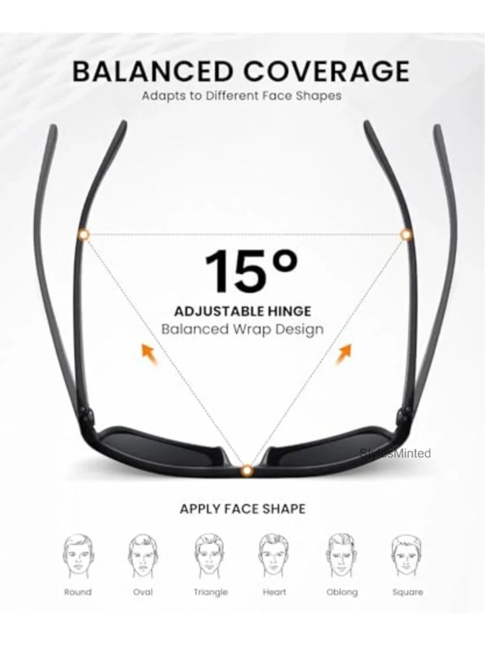 Classic Retro Square Polarized Sunglasses UV Protection Driving Fishing Golf Men